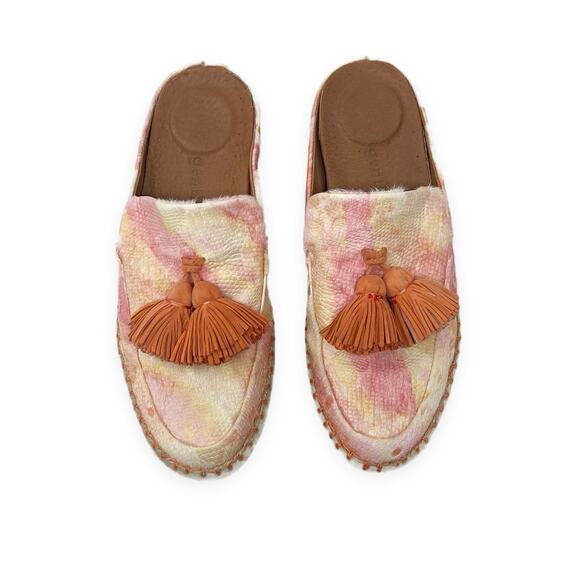 NEW Gentle Souls by Kenneth Cole Rory Espadrille Mules Womens 7.5 Tropical Multi - Picture 9 of 11